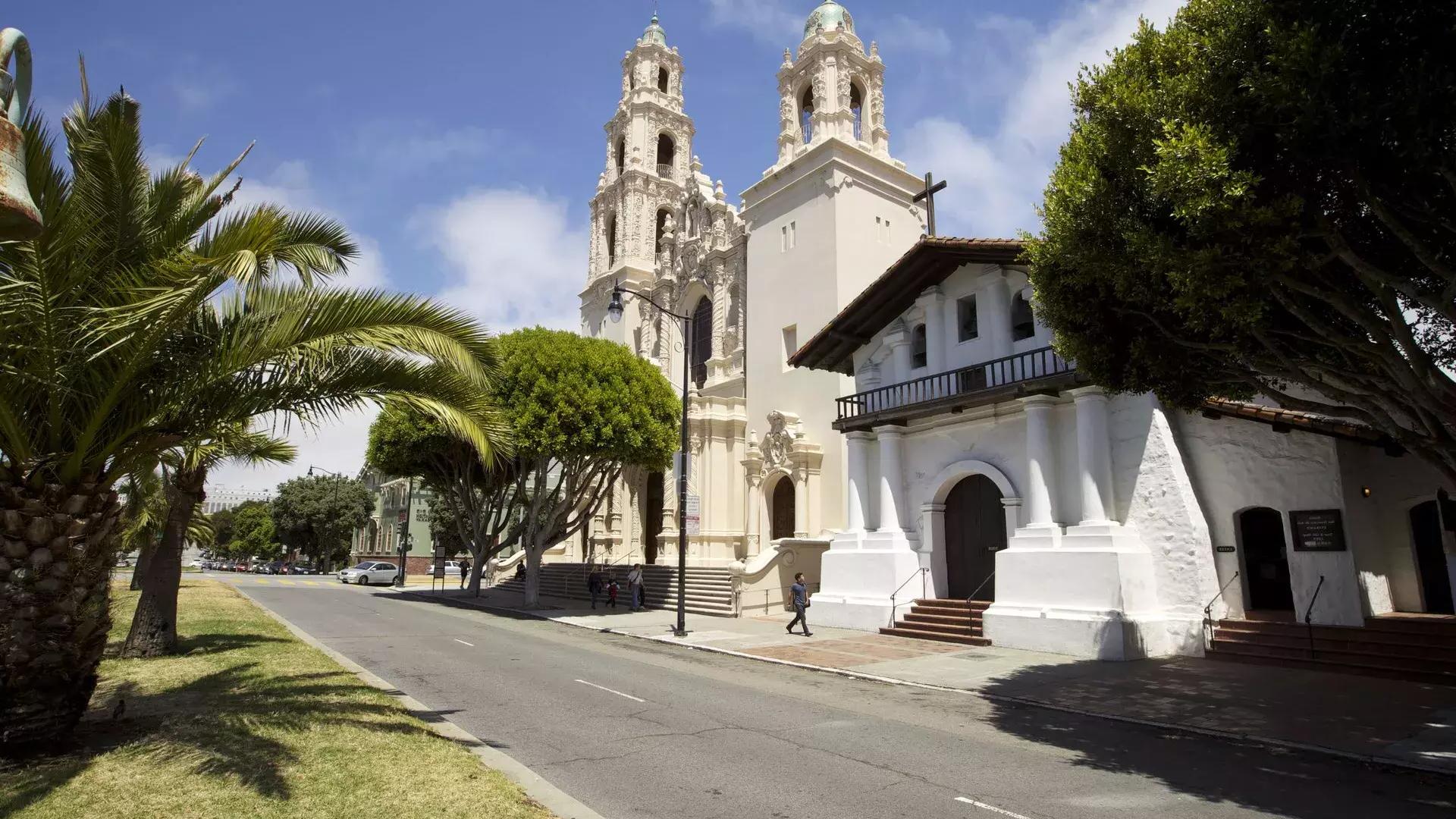 Mission Dolores during the day