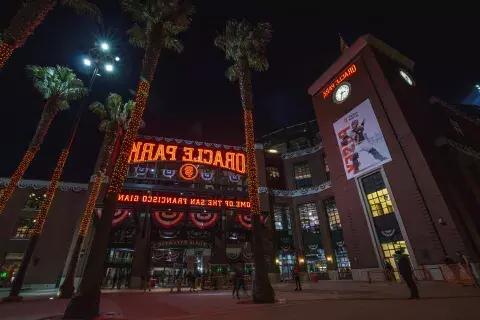Oracle Park Willie Mays Plaza Entrance